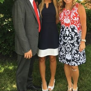 The Limited Navy and White Dress SIZE XS